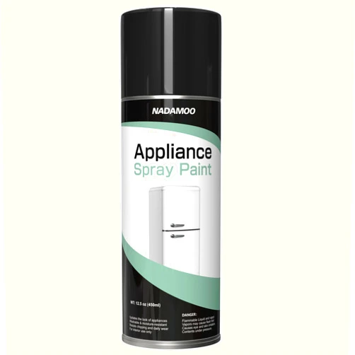 NADAMOO Matte White Appliance Spray Paint, Rust-Resistant Formula to Renew Old Refrigerators, Air-conditioners, Washers, Sockets, 1 Can
