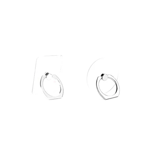 NLQHOPTS Cell Phone Ring Stand Holder,2 PCS Transparent Finger Ring Holder,360° Degree Rotation Kickstand Phone Ring Grips Compatible with Most Smartphones and Tablet