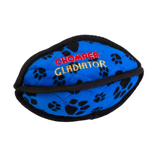 Boss Pet Chomper Gladiator Tuff Football Toy for Pets, Assorted Colors