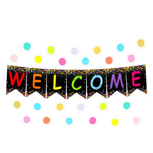 Ceiba tree Welcome Banner Welcome Bulletin Board for Classroom Decoration Back to School Teacher Supply