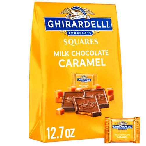 Ghirardelli, Milk Chocolate Caramel Squares, 12.7 Ounce