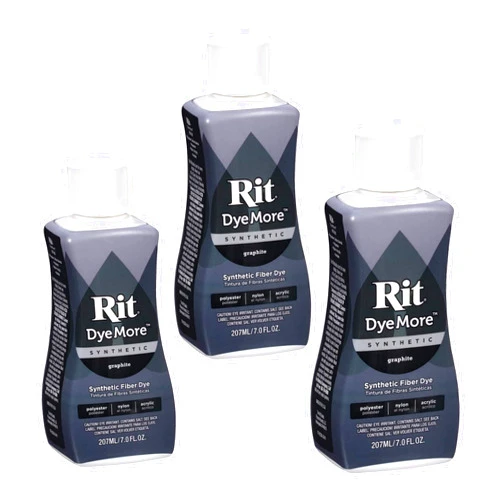 Rit Dye (3-Pack) More Synthetic 7 Ounce Graphite