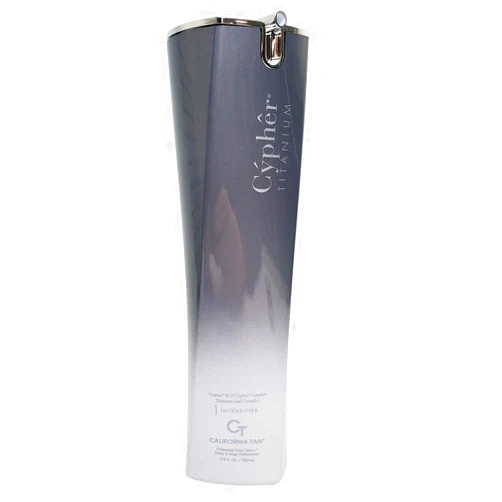 California Tan Cypher Step 1 Intensifier Tanning Bed Lotion 6.8 ounces, beige