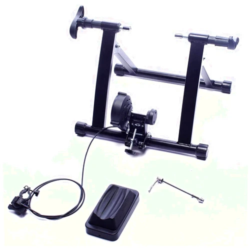 BalanceFrom Bike Trainer Stand Steel Bicycle Exercise Magnetic Stand with Front Wheel Riser