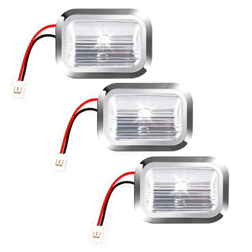 EAGLEGGO 3 Packs EAGLEGGO W11462342 Refrigerator LED Light Module for Whirlpool, Kenmore Kitchenaid Jenn-Air Refrigerator Freezer Bulb Replaces AP6989197 PS16218086 W10908166 W10607479 W10843339 Fridge Light