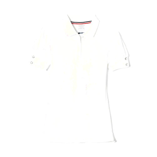 French Toast Girls Plus Size' Puff Sleeve Double Button Polo
