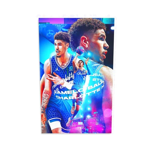 Generic LaMelo Basketball Ball Poster Decorative Painting Canvas Wall Posters and Art Picture Print Modern Family Bedroom Decor Posters 12x18inch(30x45cm)