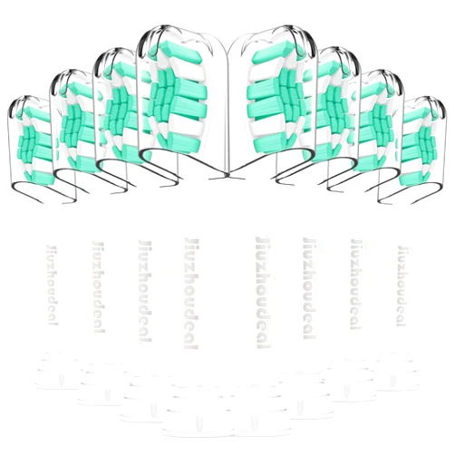 Jiuzhoudeal Replacement Toothbrush Heads Compatible with Philips Sonicare C2 Plaque Control ProtectiveClean 4100 5100 6100 Electric Toothbrush HX9023, 8-Pack Sonic Brush Heads