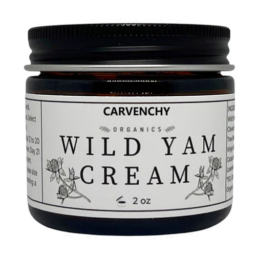 Grospe Organic Enriched Wild Yam Cream, Organic Wild Yam Cream for Hormone Balance, Natural Night Sweats Cream for Man & Women, Deep Moisturization suitable for all skin types 60g/2 oz