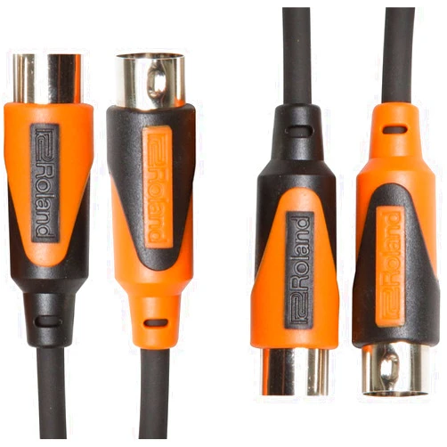 ROLAND Black Series Dual MIDI Cable, 5 ft./1.5 m - RMIDI-B5-DUAL