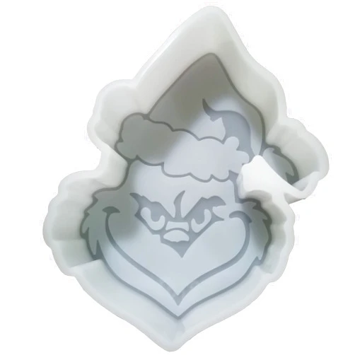 Fuehbur 【300+ Design Optional】Fuehbur Christmas Smile Green Head Car Freshie Mold – 4.5