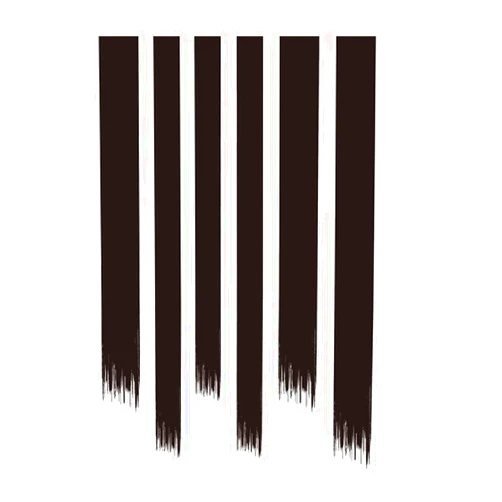 SanerLian Black Geometric Temporary Tattoo Sticker Waterproof Lines Adult Men Women Arm Shoulder Large 15X21cm Set of 2