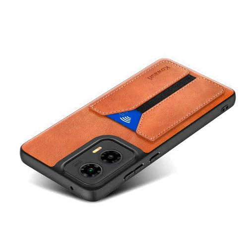 Kowauri Case for Moto G Stylus 5G 2024, PU Leather Wallet Case with Credit Card Slot Holder Ultra Slim Protector Case for Motorola Moto G Stylus 5G 2024 (Brown)