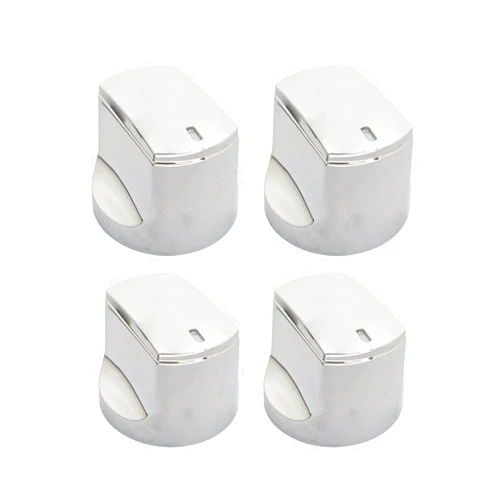 brati Chrome Control Knob Replacement for Char-Broil Performance Series Gas Grill (2017 and Newer),Performance Series 4 Burner Grill Replacement Knobs,4 Pcs