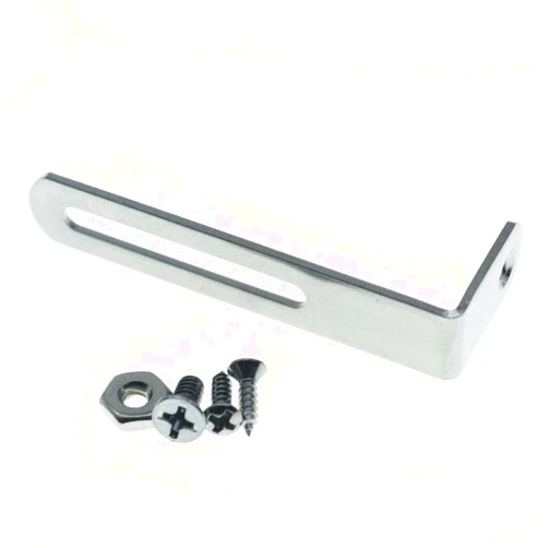 Dopro Quality Stainless Steel Pickguard Mounting Bracket with Pickguard Screws Bolt and Nut for USA GB Standard/Studio Les Paul guitars Chrome