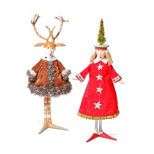 Patience Brewster Krinkles by Patience Brewster Tall Caroler Figures - GIRL ONLY (Retired)