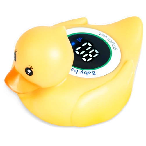 Goyowat Baby Bath Thermometer with LED Display, Floating Duck Toy – 2-in-1 Water Safety Sensor for Infants, Color-Coded Alerts (Hot/Cold), Bath Tub Temperature Monitor, Cute Floating Bath Toy