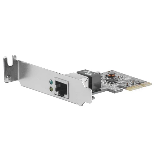 StarTech.com 1 Port PCIe Network Card - Low Profile - RJ45 Port - Realtek RTL8111H Chipset - Ethernet Network Card - NIC Server Adapter Network Card (ST1000SPEX2L)