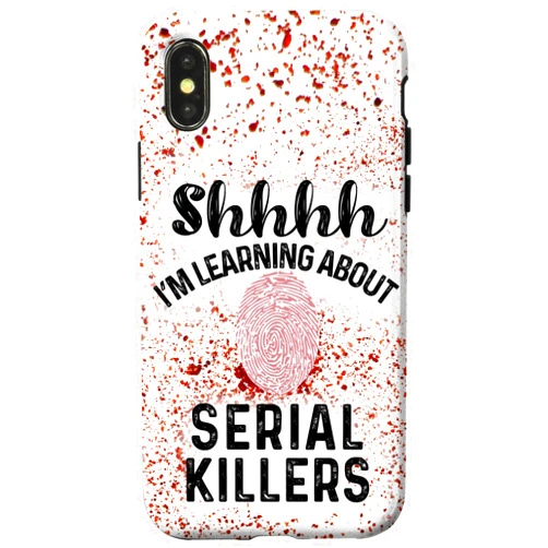True Crime Gifts For Women True Crime Podcast Serial Killer Documentary Murder Podcast Case for iPhone X/XS