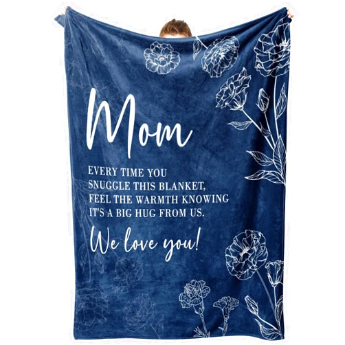 GiltGlimmer Gifts for Mom Mothers Day, Mom Birthday Gifts Blanket, Moms Gift for Women from Daughter Son, We Love You Present for Mother Mommy Christmas 60