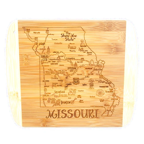 Totally Bamboo A Slice of Life Missouri State Serving and Cutting Board, 11