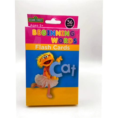 Sesame Street Beginning Words Flash Cards