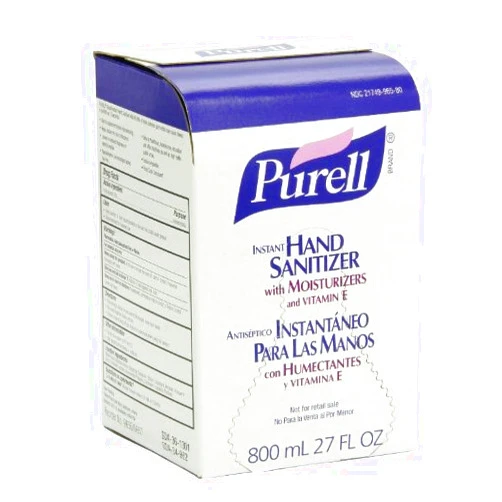 GOJO PURELL Original Instant Hand Sanitizer, 800 mL Bag-in-Box Refill