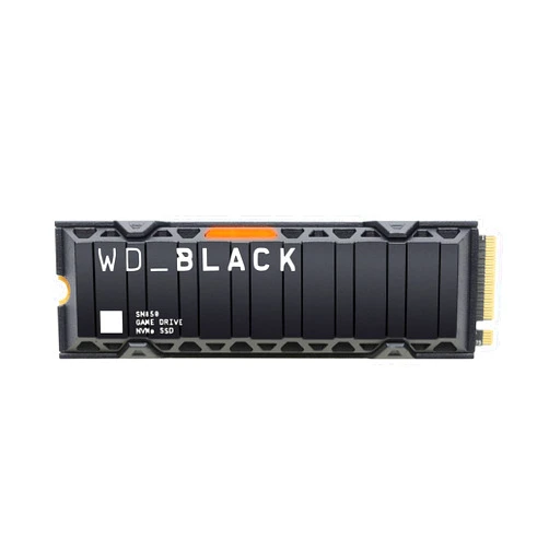 Western Digital WD_BLACK 1TB SN850 NVMe Internal Gaming SSD Solid State Drive with Heatsink - Works with PlayStation 5, Gen4 PCIe, M.2 2280, Up to 7,000 MB/s - WDS100T1XHE