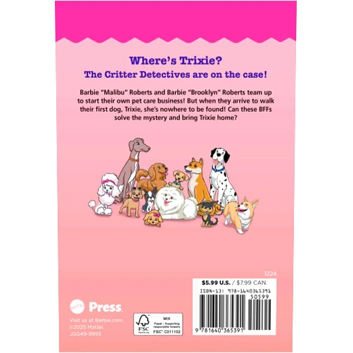 Catherine Daly,Susanna Amati Barbie: Dog-Gone Mystery! (Critter Detectives) (Barbie: Critter Detectives)
