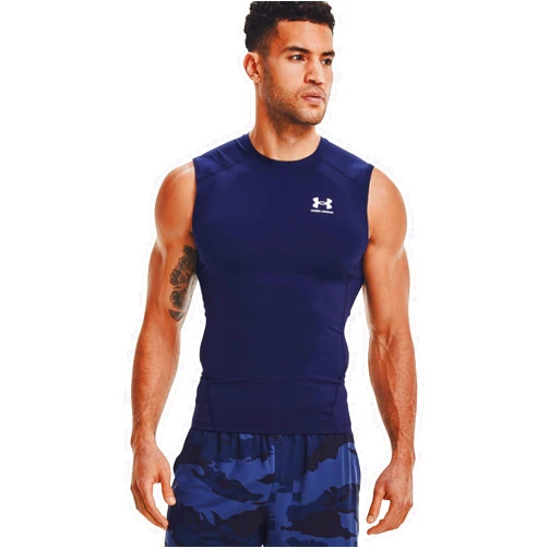 Under Armour Men's HeatGear Compression Sleeveless T-Shirt