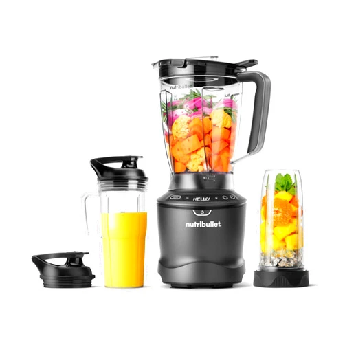 nutribullet SmartSense Blender Combo, 5-speed blender, 1400 Watt Gunmetal Gray