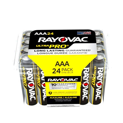 Rayovac Ultra Pro Alkaline Batteries AAA 24/Pack
