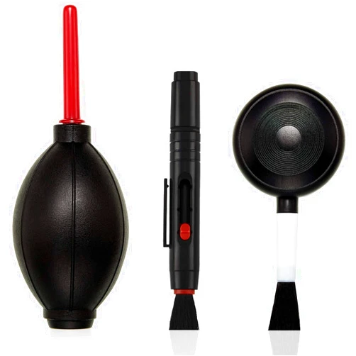 Patelai Camera Cleaning Kit with Camera Cleaning Pen Brush, Air Blaster Blower and Lens Brush Blower Brush Dust Cleaner for Lens, Camera, SLR, Telescope, Magnifying Glass, Phone