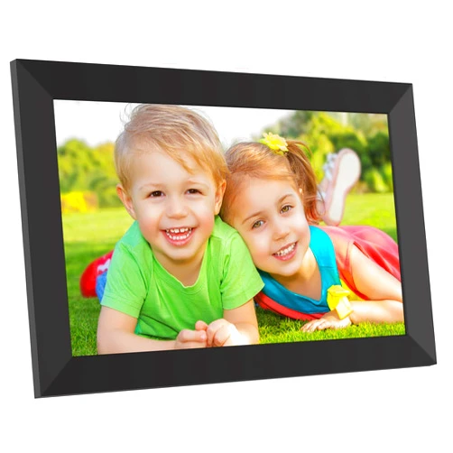Roenllce Digital Picture Frame 10.1 Inch WiFi Digital Photo Frame Electronic Picture Frame Slideshow, Built-in 16GB Storage, Wall-Mounted, Easy to Upload Photo and Video Instantly via Uhale APP