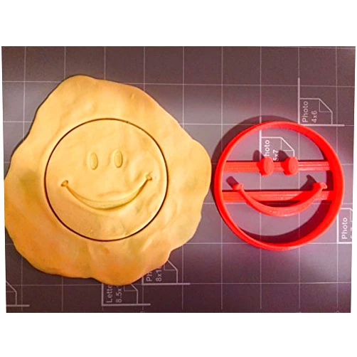Arbi Design Happy Face Cookie Cutter (3 Inch)