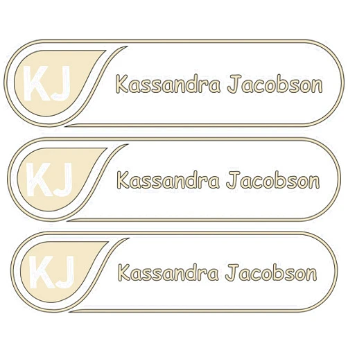 JKENA All-purpose, Custom Name Labels, Name And Initials, Multiple Colors And Sizes, Waterproof, Microwave And Dishwasher Safe, Washer And Dryer Safe, Custom Name Label For Camp, Custom Name Label For Kids