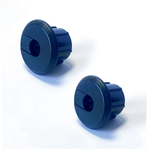 Bywen Furniture Wall Hole Bushing Cable Grommet for Starlink Ethernet Cable,Covering 3/4 inch Desk Holes,Universal Cable Management Wire Organizer Pass Through Holes Cover Kits,2 Pack (Black)