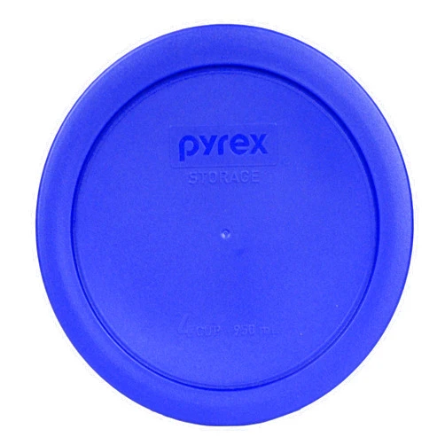 Pyrex 7201-PC Round 4 Cup Storage Lid for Glass Bowls (1, Light Blue)