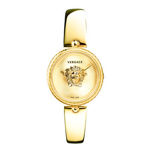 Versace Womens Champagne 34 mm Palazzo Empire Watch VECQ00618