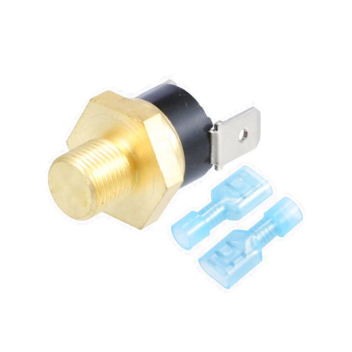 X AUTOHAUX Universal Automotive Radiator Engine Cooling Fan Temperature Thermo Sensor Switch 1/8'' NPT 125-140 Degrees on 104 Degrees Off