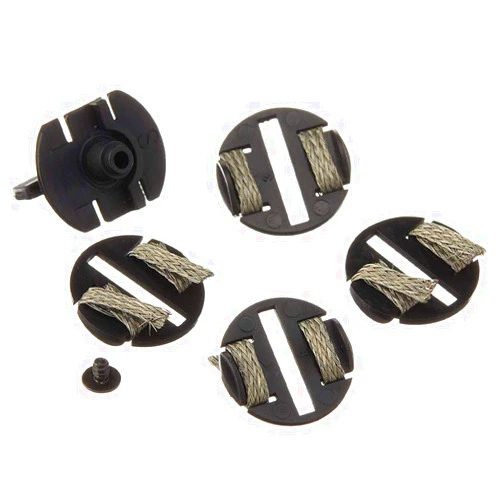 Scalextric Round Guide Blade with 4 Braid Plates and 1 Screw Parts Pack for 1:32 Slot Race Cars C8329