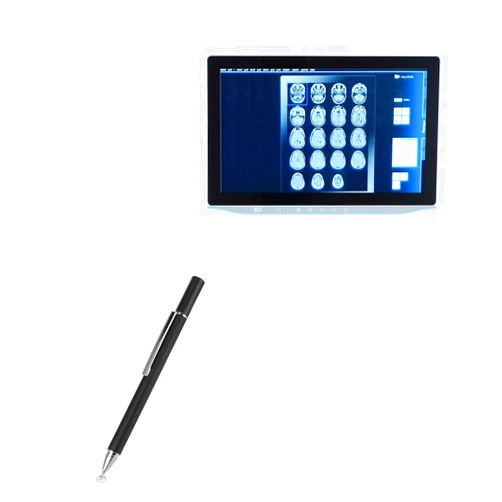 BoxWave Stylus Pen for Axiomtek MPC153-834 (Stylus Pen FineTouch Capacitive Stylus, Super Precise Stylus Pen for Axiomtek MPC153-834 - Jet Black