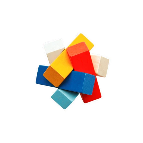 PlanToys® Rectangular Puzzle Wooden Travel Puzzle for Kids Ages 3+ | Montessori Pocket Learning Toy for Problem-Solving, Focus & Cognitive Skills | Eco-Friendly Educational Game