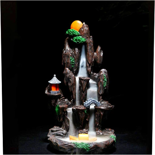 semli Large Incense Burner Backflow Incense Burner Holder Incense Stick Holder Home Office Decor