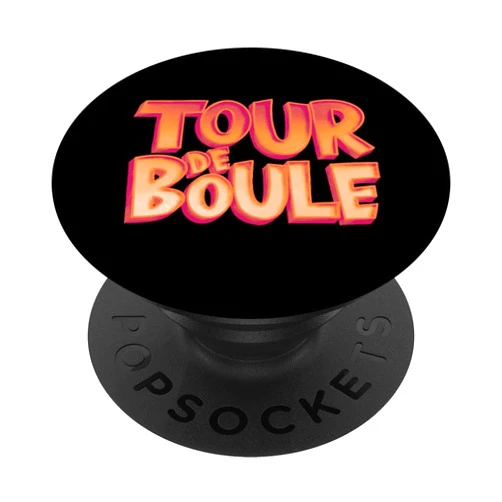 Geschenk für Boccia Bouler und Pétanque Spieler Pétanque Tour de Boule Orange Turnier Boulespieler PopSockets Swappable PopGrip