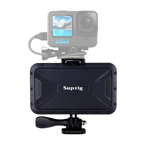 Suptig Portable Charger, 7800mAh Battery Pack Power Bank, Compatible for Gopro Hero 13 Hero 12 11 10 9 8 7 6 5 4 3 3+ Hero Session gopro max 2 DJI osmo AKASO Insta 360 Digital Camera Phone (Black)