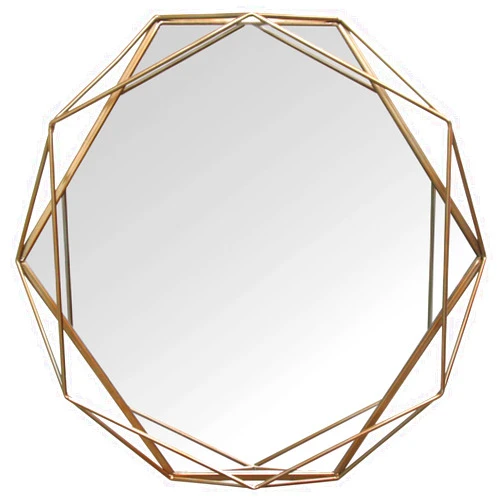 Stratton Home Decor Stratton Home Décor S11541 Chloe Wall Mirror, 31.50 W X 3.15 D X 29.53 H, Gold
