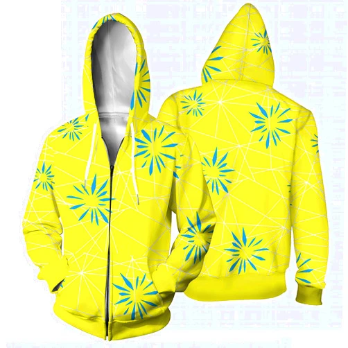 FINASKASU Women Cosplay Costume Hoodie, Women Dress Cosplay Outfit, Women Zip-Up Hoodie-Colorful Sweatshirt for Women