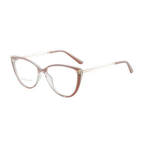 GOKOTTAWA Computer Blue Light Blocking Glasses TR90 Fashion Optical Women Cat Eye Glasses 87117