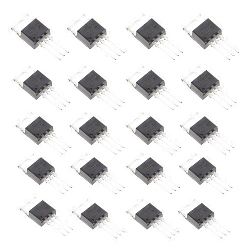 Bridgold 20pcs TIP42C TIP42 PNP Epitaxial Silicon Power Transistor, General Purpose, 6 A, 100 V, 3-Pin TO-220